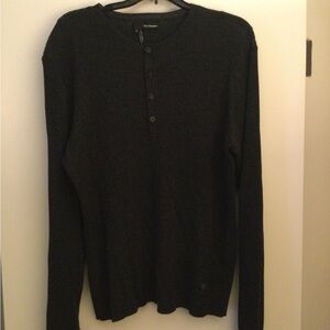 Long Sleeve 4 Button Henley Sweater